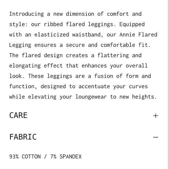 NWT Paper Label Annie Flared Leggings - Picture 3 of 3